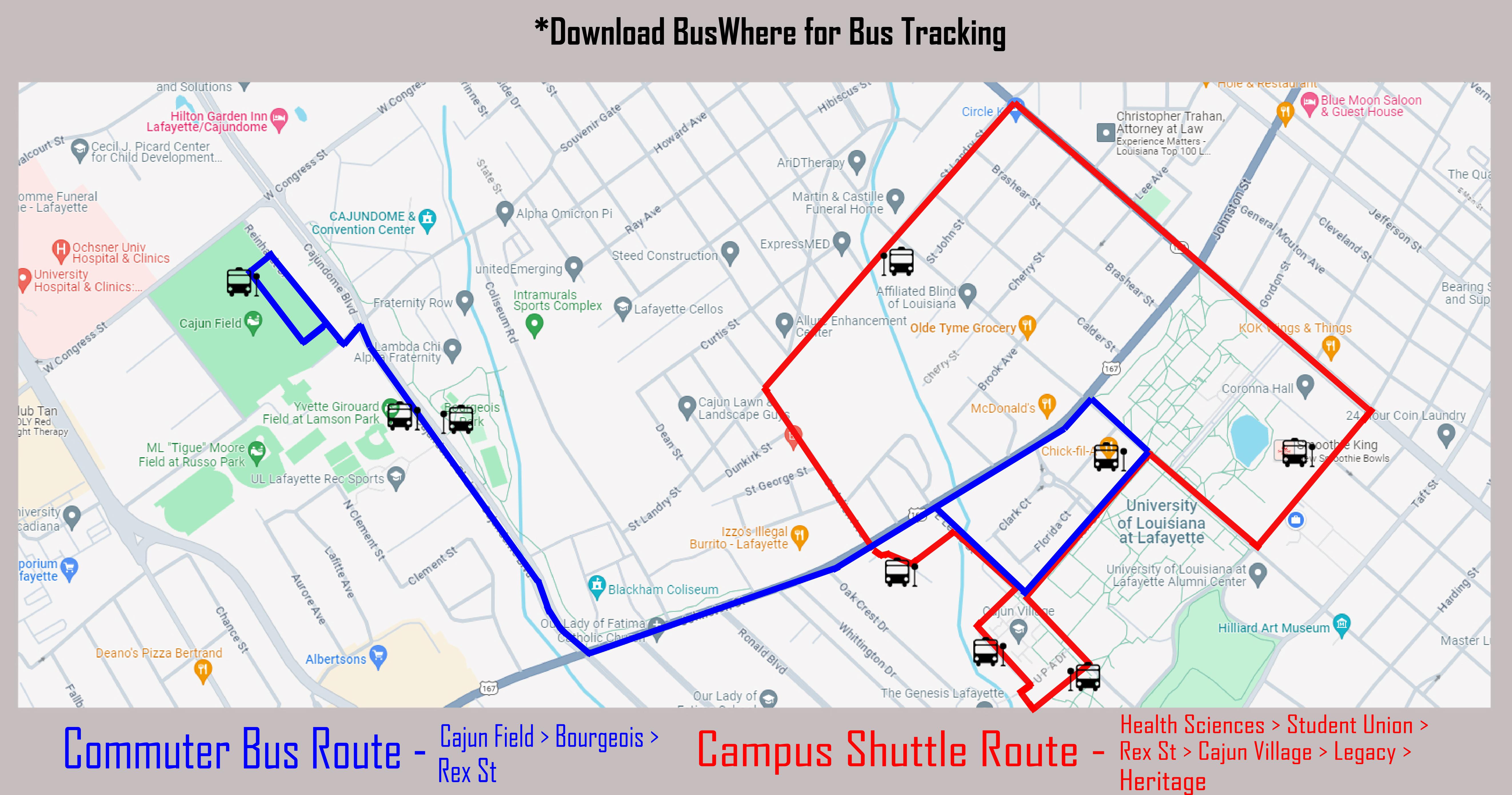 Transit University of Louisiana at Lafayette